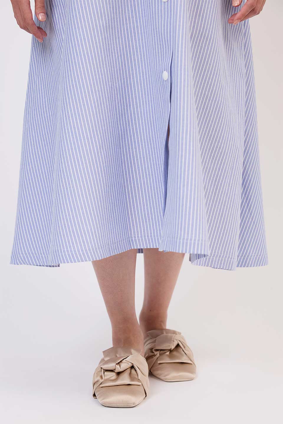 【B01】ストライプAライン分娩着