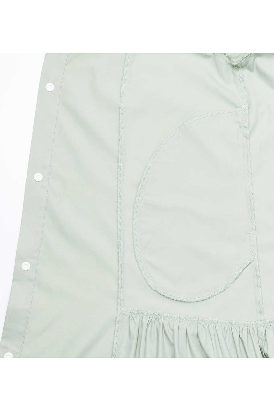 【P03】サイドギャザー院内着