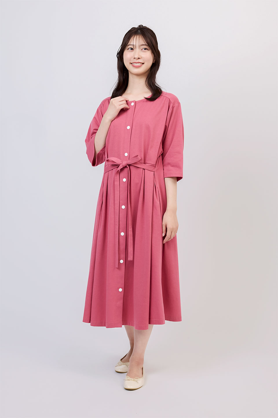 【P06】リボンドレープ院内着