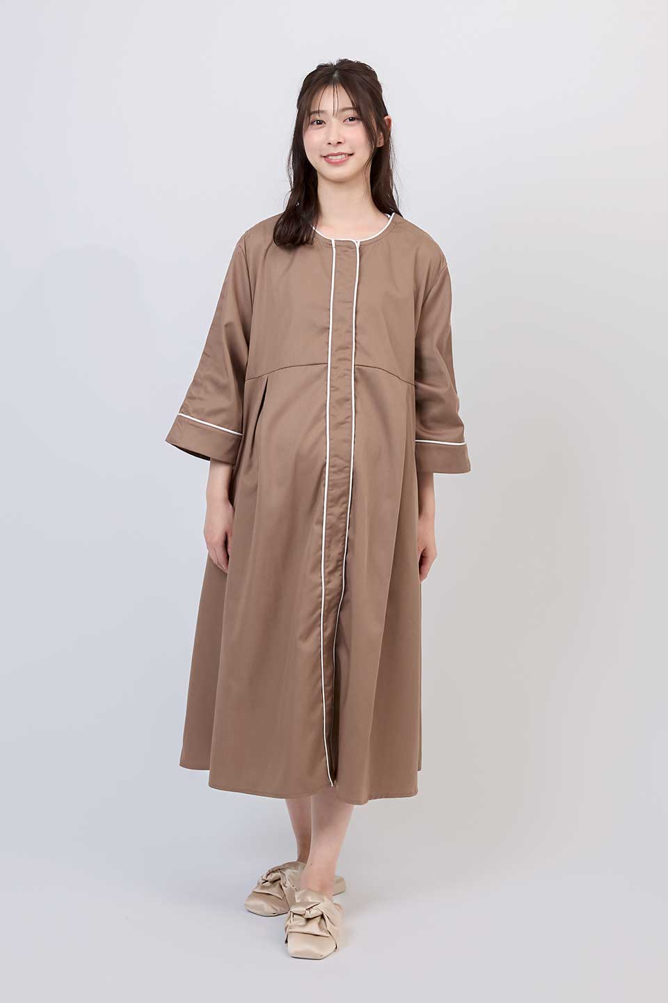 【B02】タックプリーツ分娩着