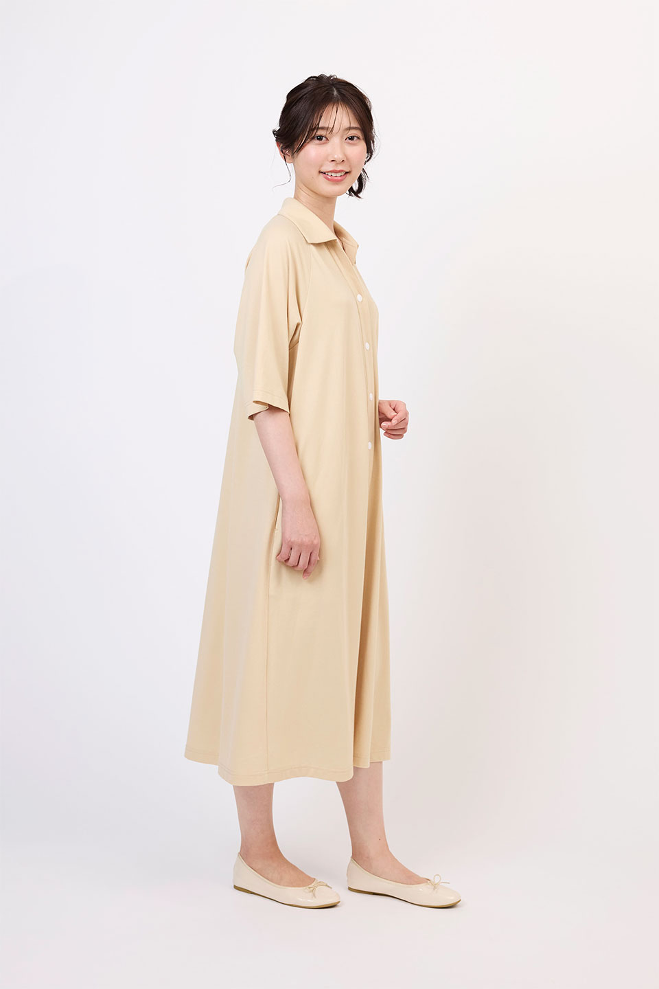 【P04】ポロワンピース院内着