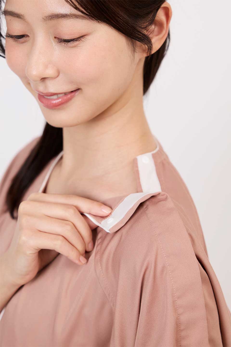 【B03】ティアードギャザー分娩着